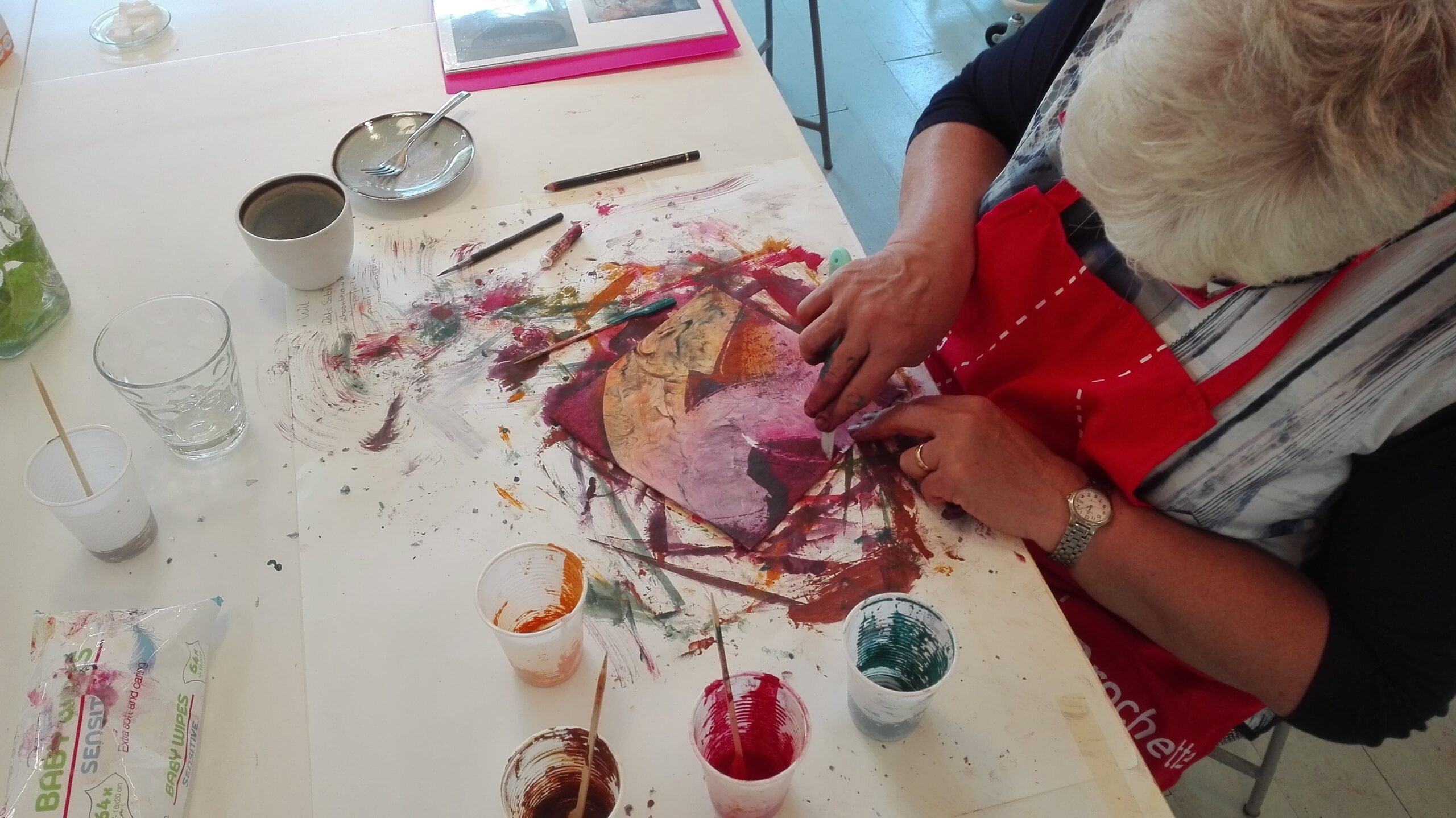 ‘Wabi Sabi’= Pigmenten/assen en paraffine: nieuwe stijl (!), zaterdag 25 oktober 2025,  10.00-16.00 uur