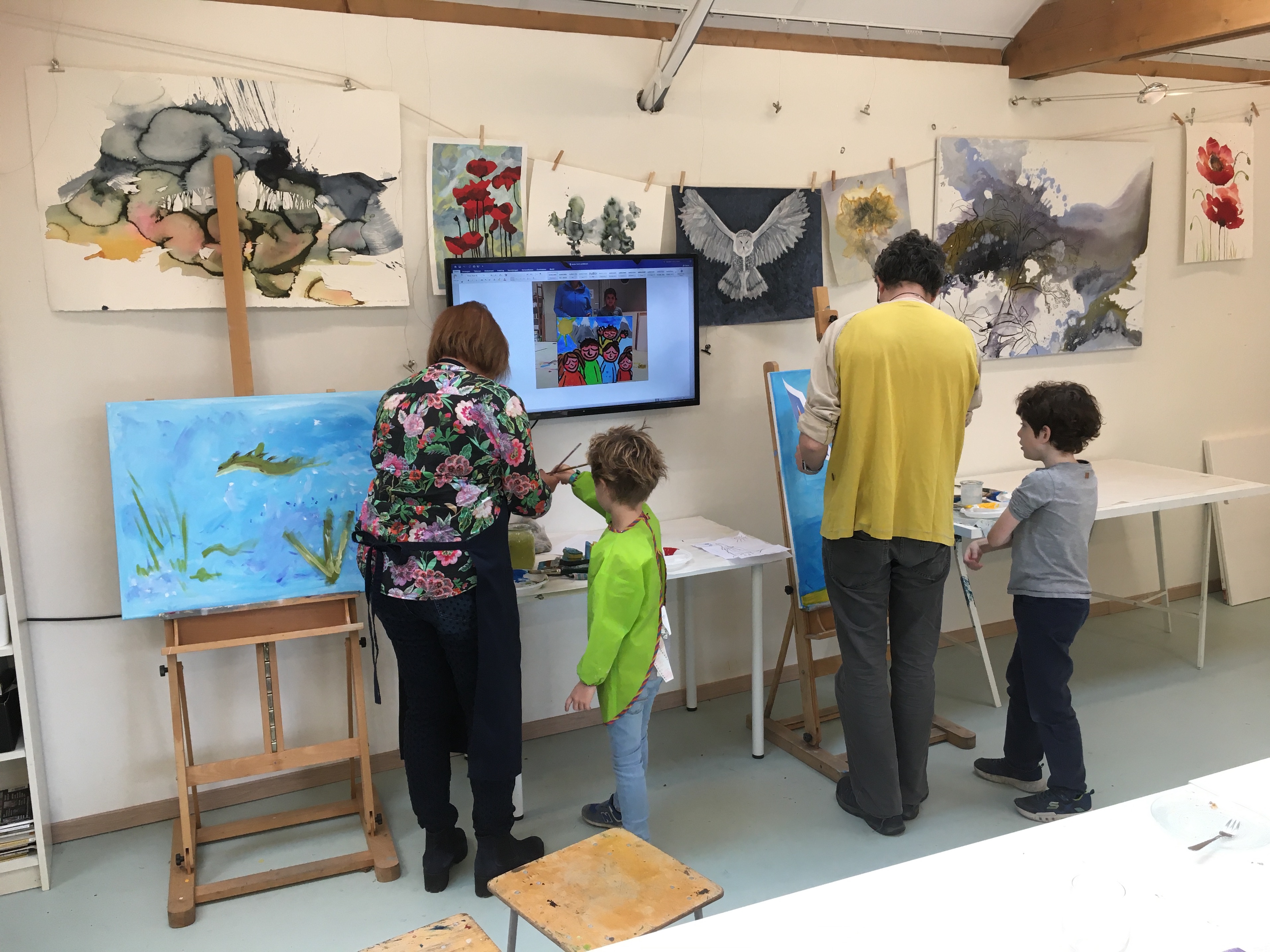 Kind-ouder schilderen, zondag 11 januari 2026, 14.00-16.00/16.30 uur