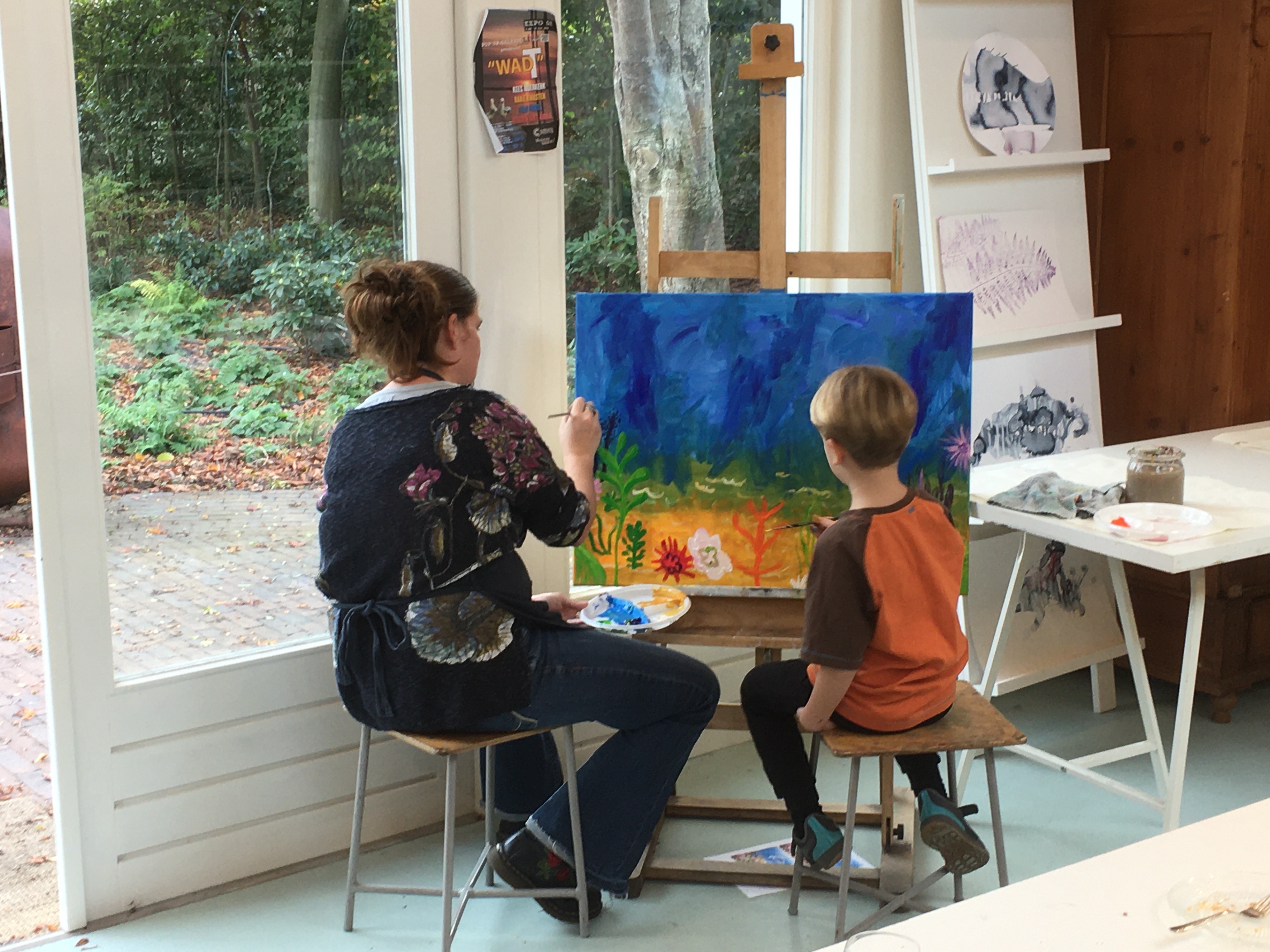 Kind-ouder schilderen, zondag 11 januari 2026, 14.00-16.00/16.30 uur