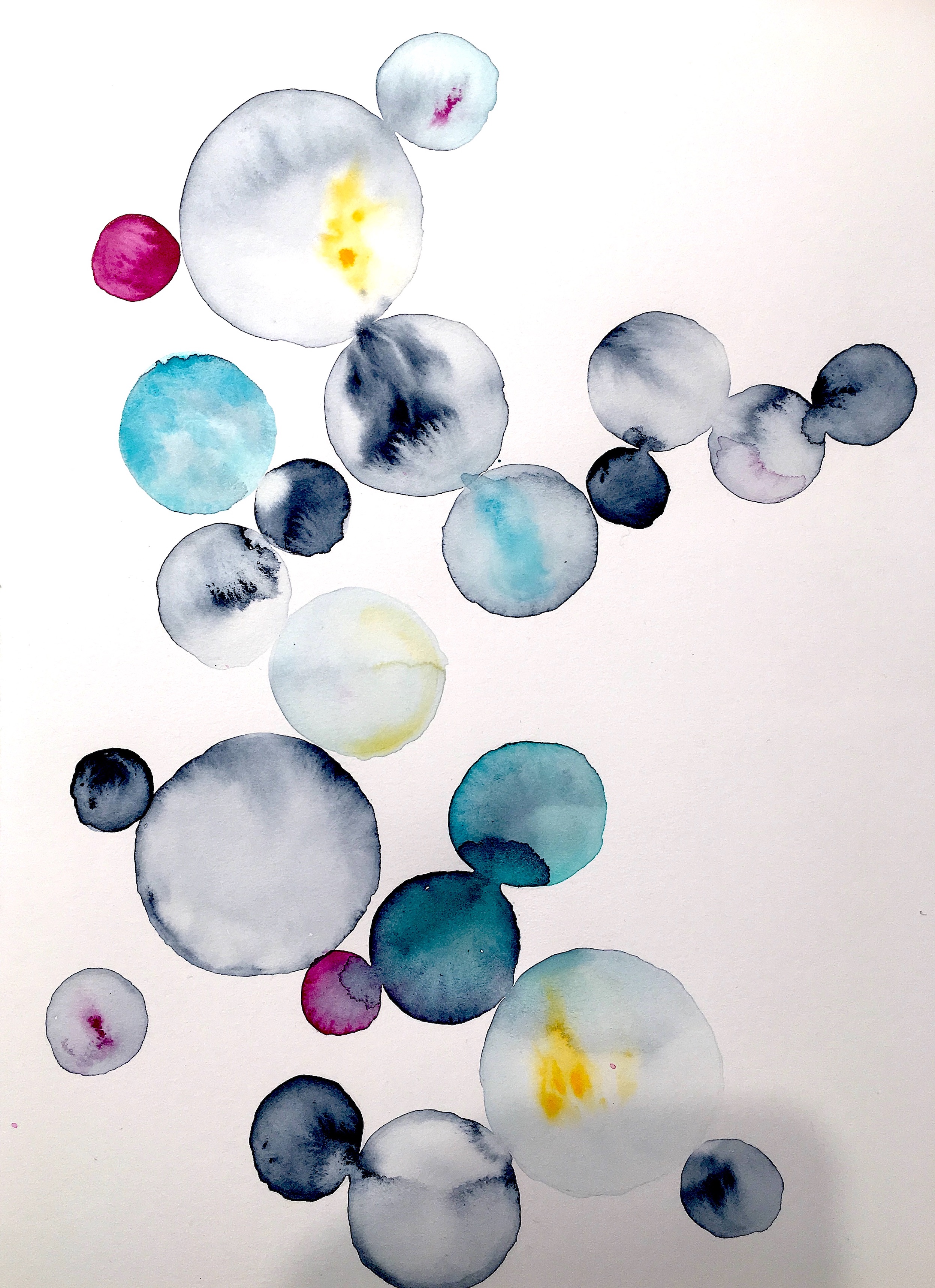 Aquarel, abstracte vormen óf Vlotte bloemen in aquarel (afhankelijk van inschrijving): Zaterdag 11 april 2026, 10.00- 16.00 uur