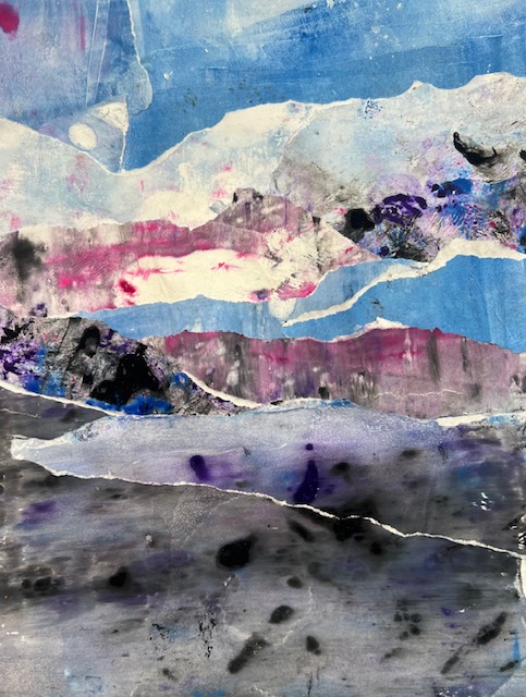 Monotype landschap in collage  Zaterdag 10 april 2027, 10.00- 16.00 uur