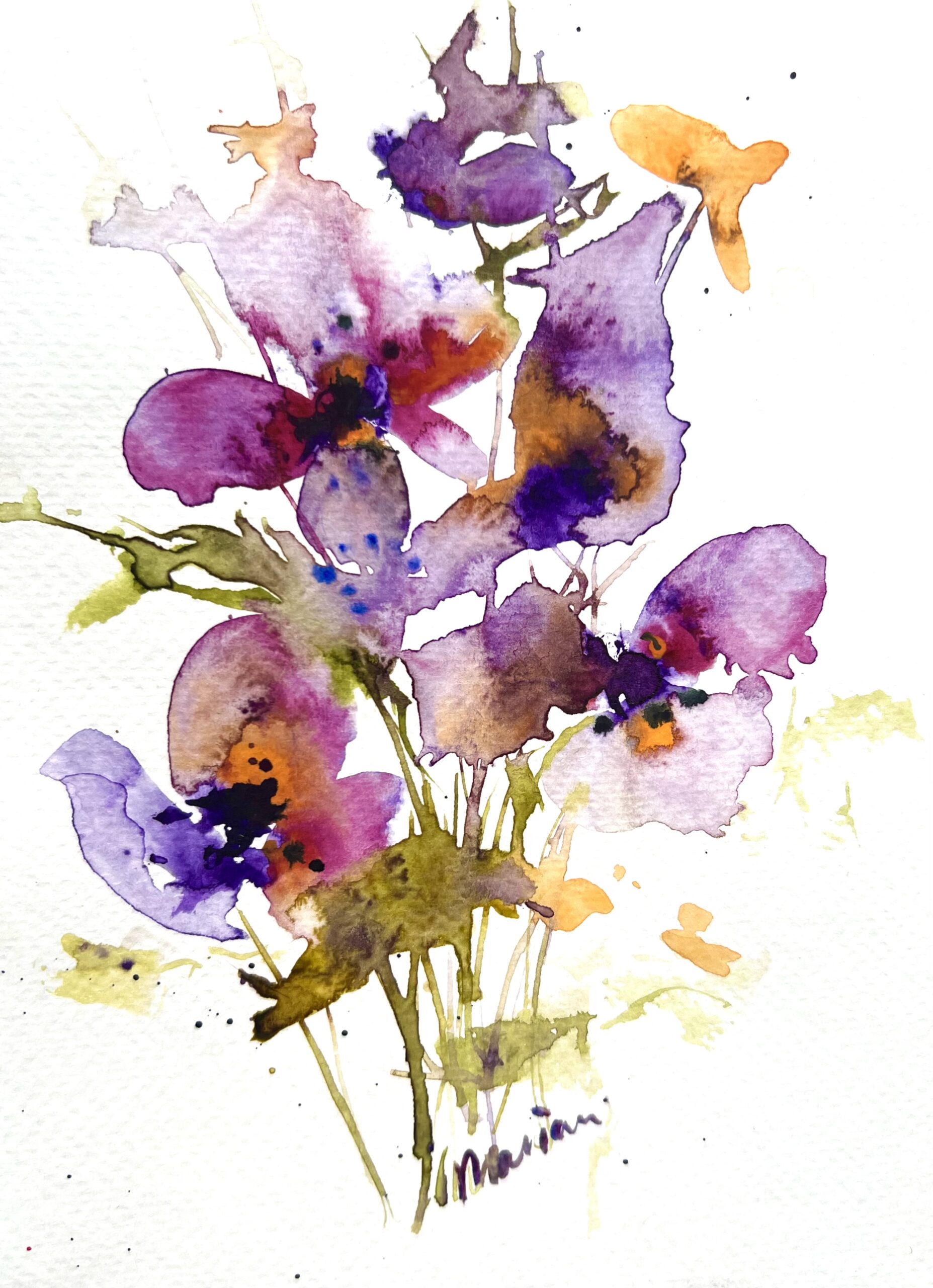 Vlotte bloemen in aquarel, zaterdag 27 september 2025, 10.00-16.00 uur